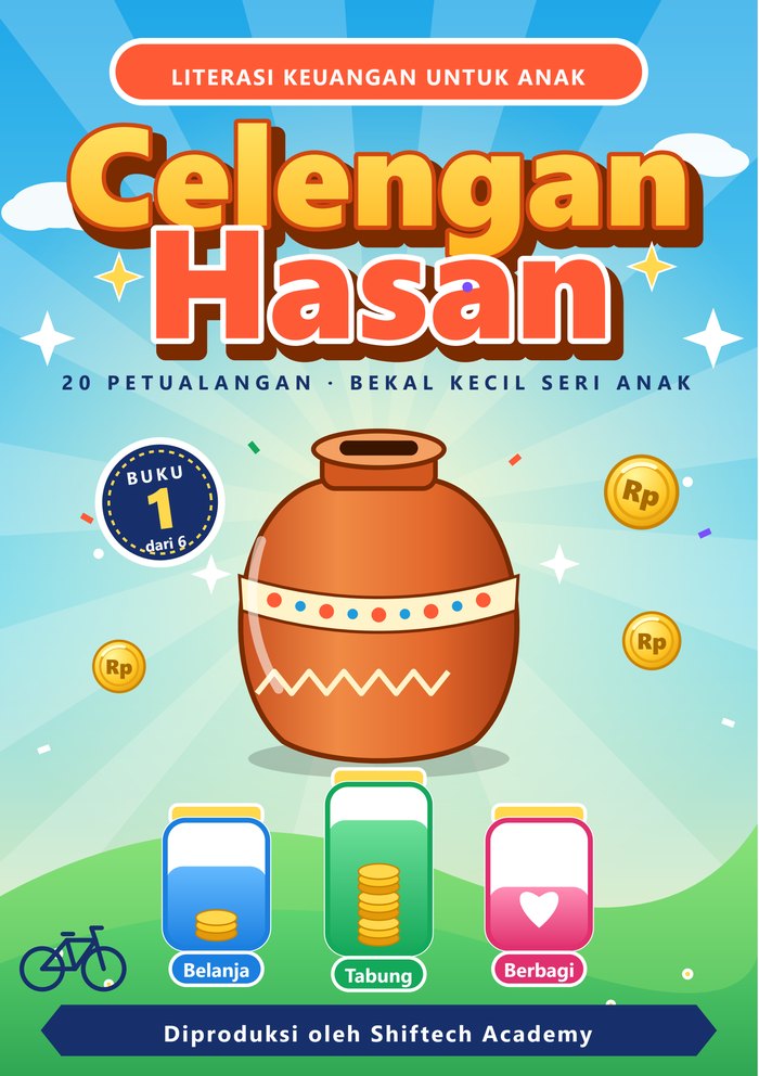 Sampul buku Celengan Hasan